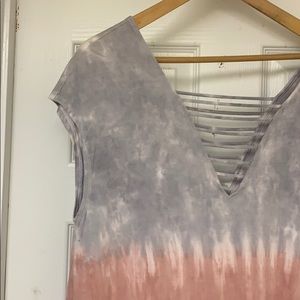 AEO soft and sexy dipped dyed T Shirt. Size L.